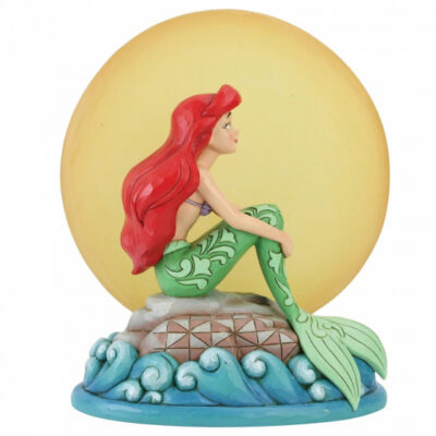 Disney Traditions Mermaid by Moonlight w/Light up Moon (The Little Mermaid) 19cm