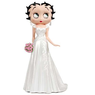 Betty Boop Wedding Dress 31.5cm Figurine