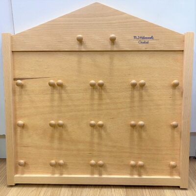 M J Hummel Goebel 10 Plate Stand - Light Brown