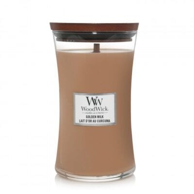 SALE Golden Milk Woodwick Candle Jar