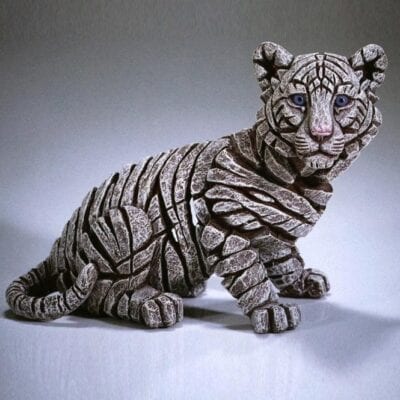 Edge Sculpture Tiger Cub - Siberian by Matt Buckley 18cm