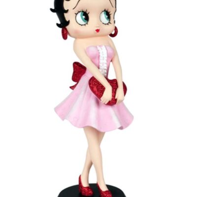 Betty Boop Holding Red Heart 32cm Figurine