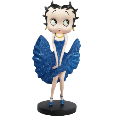Betty Boop Cool Breeze Blue Glitter 32cm Figurine
