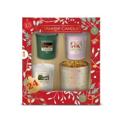 Christmas 2021 3 Votive 1 Holder Gift Set - Yankee Candle