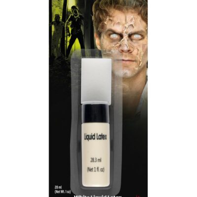 Smiffys Make-Up FX Liquid Latex White with Sponge 1 oz Fancy Dress Accessories