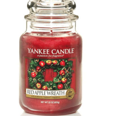 Red Apple Wreath - Yankee Candle Jar