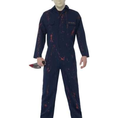 Smiffys Halloween H20 Michael Myers with Mask & Knife Men's Fancy Dress Costume