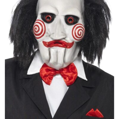 Smiffys SAW Billy Mask, Black and White Fancy Dress Accessories