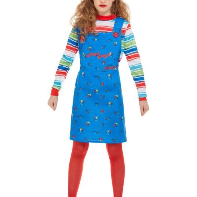 Smiffys Girls Chucky Halloween Fancy Dress Costume