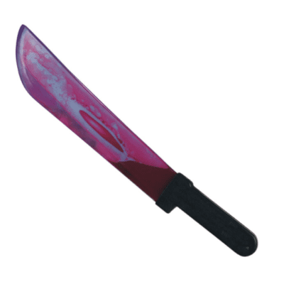 Wicked Scream Ghost Face Bleeding Machette Knife Prop Halloween Horror Accessories