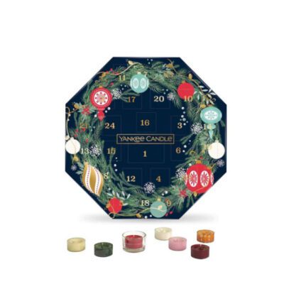 New 2021 Christmas Yankee Countdown to Christmas Advent Wreath Calendar