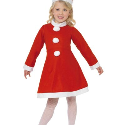 Smiffys Santa Girl Christmas Fancy Dress Costume