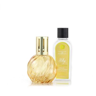 Ashleigh and Burwood Fragrance Lamp & Oil 250ml Gold Set - Heritage Collection