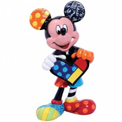Disney Britto Mickey Mouse with Heart Mini 9cm Figurine
