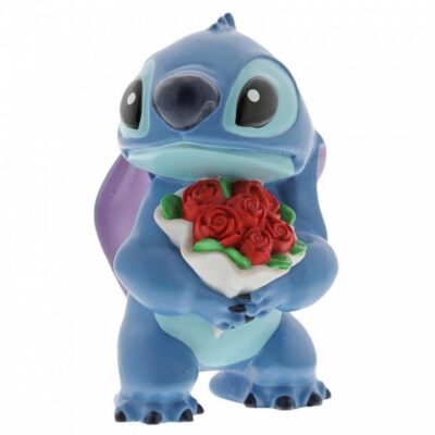 Disney Showcase Stitch with Flowers (Lilo & Stitch) 6cm Figurine