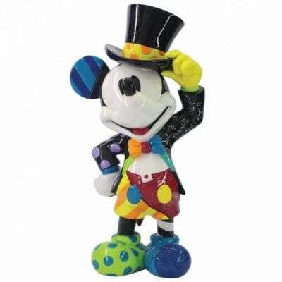 Disney Britto Mickey Mouse with Top Hat 23cm Figurine