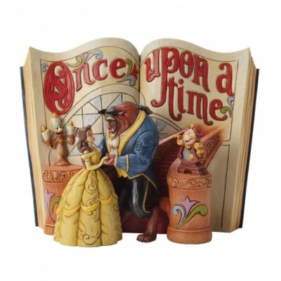 Disney Traditions Love Endures Storybook Beauty and the Beast 17.5cm