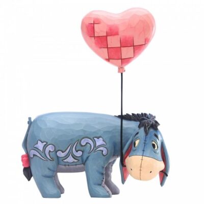 Disney Traditions Eeyore with A Heart Balloon (Winnie the Pooh) 20cm Figurine