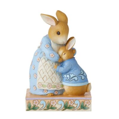 Peter Rabbit with Mrs Rabbit 15.5cm Figurine - The World of Beatrix Potter