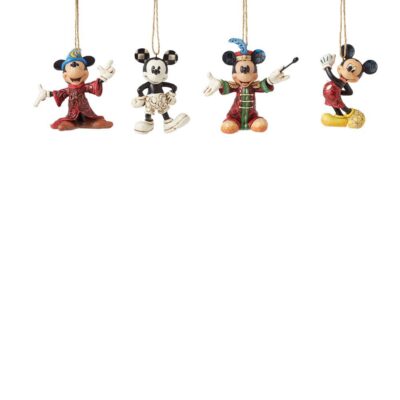Mickey Mouse Disney Traditions Hanging Ornaments Set of 4 Figures