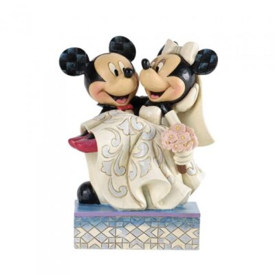 Disney Traditions Congratulations Wedding Mickey and Minnie Mouse 17cm Figurine