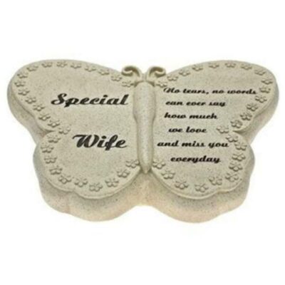 Special Wife Butterfly Graveside Memorial Stones