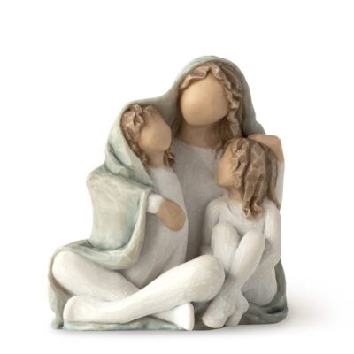 Willow Tree Cozy Mother and Children 8.9cm Figurine