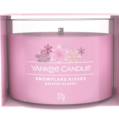 NEW Christmas Yankee Candle Snowflake Kisses 6 Filled Votives Gift Sets