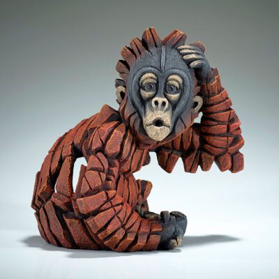 Edge Sculpture Baby Orangutan 'Oh' by Matt Buckley