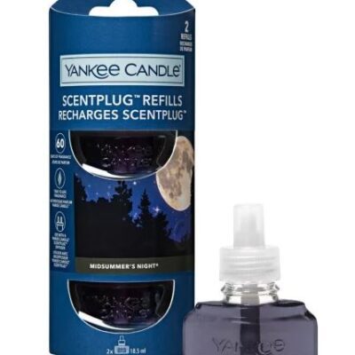 2 x Midsummers Night Scent plug ins Refill Twin Pack 18.5ml Yankee Candle