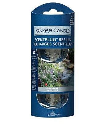 2 x Water Garden Scent Plug Ins Refill Twin Pack 18.5ml Yankee Candle