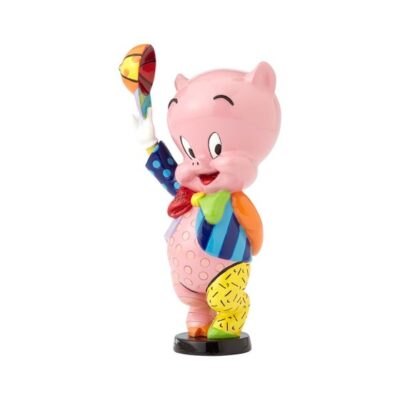Looney Tunes Porky Pig with Baseball Cap 16.5cm Figurine