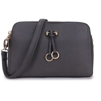 Long and Sons - Dark Grey Medium Shoulder and Cross Bag Hand Bag