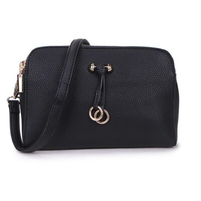 Long and Sons - Black Medium Shoulder and Cross Bag Hand Bag