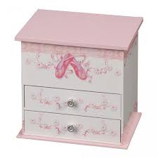 Mele & Co Girls Pink Ballerina Music Jewellery Box