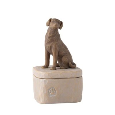 Willow Tree Love my Dog (Dark) Box 12.7cm Figurine