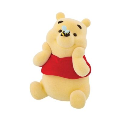 Disney Grand Jester Studios Flocked Winnie the Pooh 9.5cm Figurine