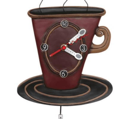 NEW Cozy Cafe Clock 41cm by Michelle Allen Designs