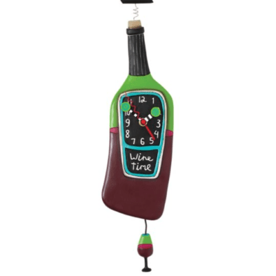 NEW Corked Clock (Red Wine) 47cm by Michelle Allen Designs