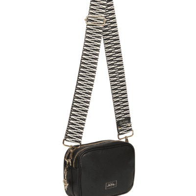Alice Wheeler - Black Soho Duel Compartment Camera Cross Body Hand Bag