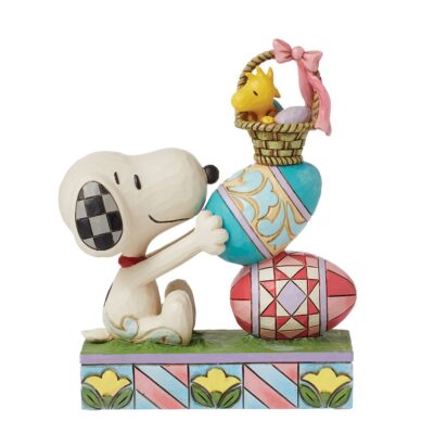Disney Traditions Snoopy & Woodstock Peanuts Easter Figure by Jim Shore