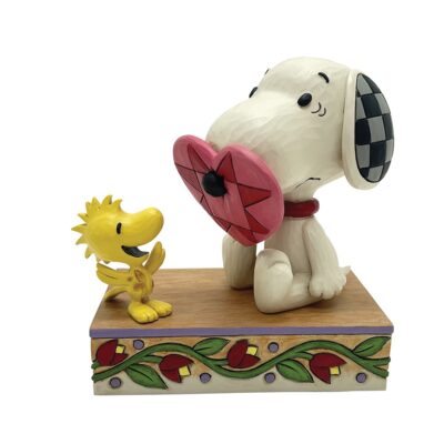 Disney Traditions Snoopy with Heart on Nose Peanuts Figure by Jim Shore