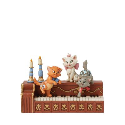 Disney Traditions Aristocats Piano Berlioz, Marie & Toulo Figurine by Jim Shore