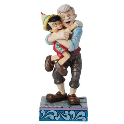 Disney Traditions Pinocchio & Gepetto Hugging Figurine