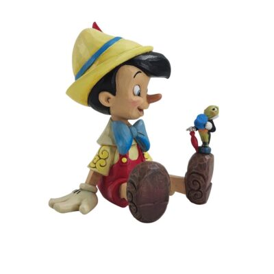 Disney Traditions Pinocchio & Jiminy Sitting Figurine
