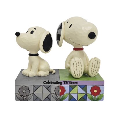Disney Traditions 1950s vs Modern Snoopy Peanuts Figurine by Jim Shore