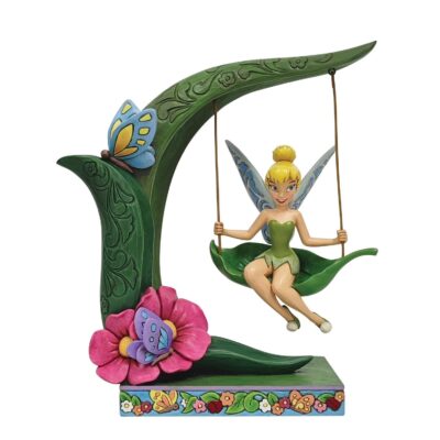 Disney Traditions Tinker bell Suspended in Springtime Music Figurine