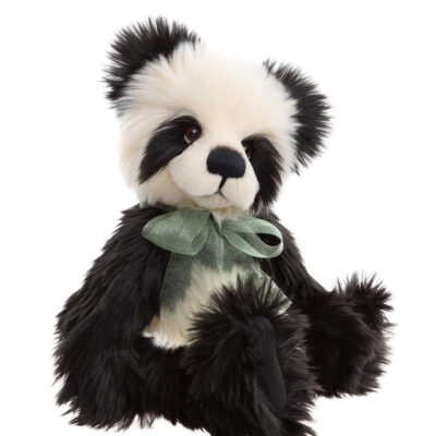 Charlie Bears 2025 Anniversary Chi Chi Cream & Black Panda Teddy 30cm