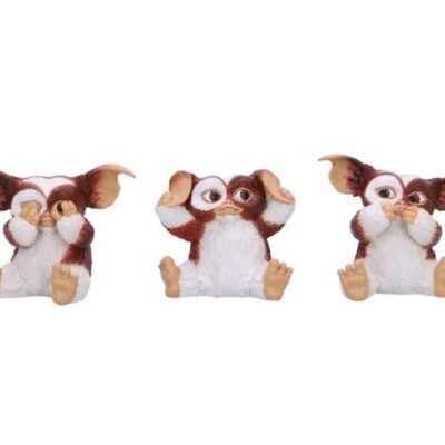 Three Wise Gizmo Figurines 8.2cm Set of Three Ornaments Gremlins