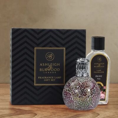 SALE Ashleigh & Burwood Pearlscence & Peony Lemon Lamp Gift Set